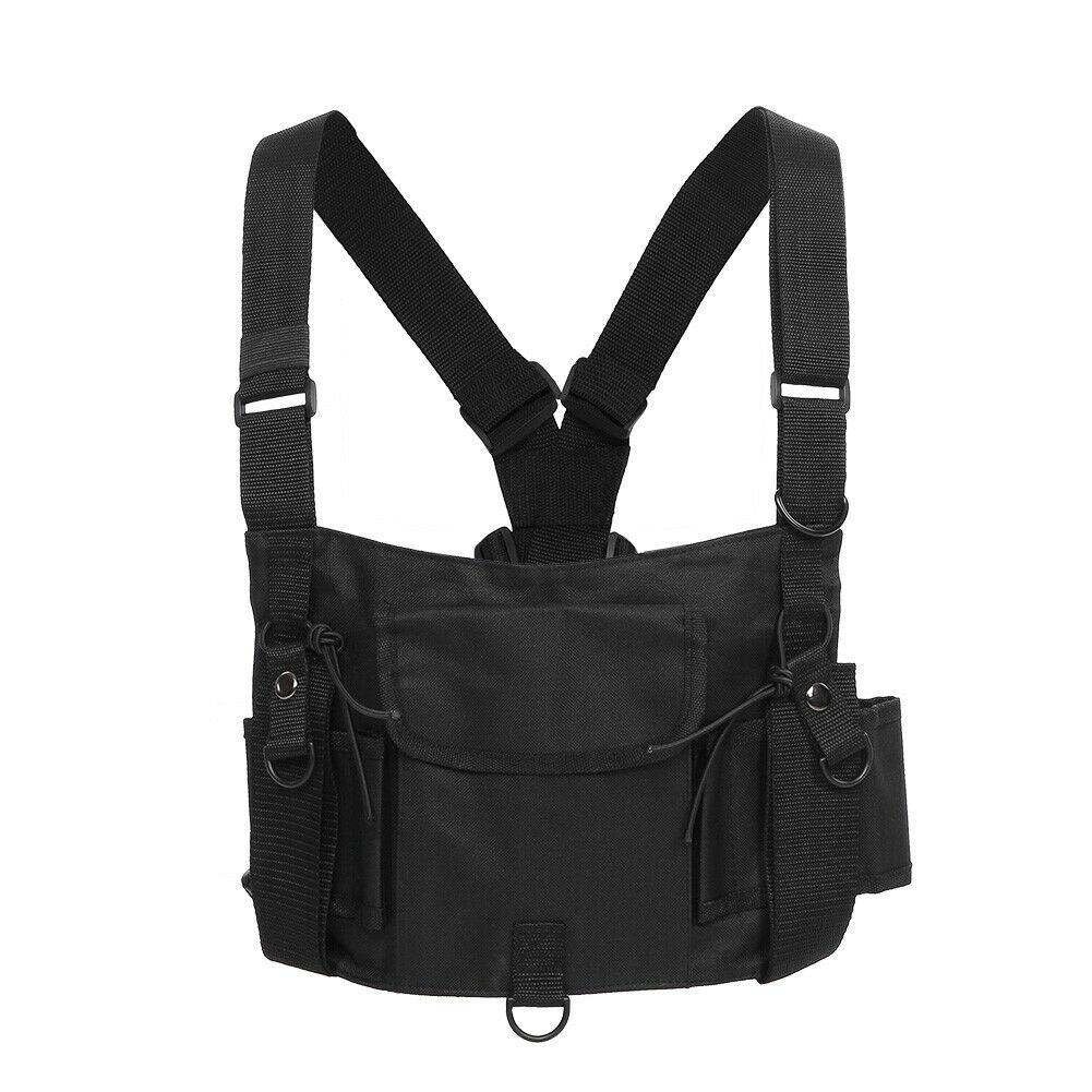 Multi-function Radio Pocket Chest Rig Harness Vest Pocket Call Equipment Vest