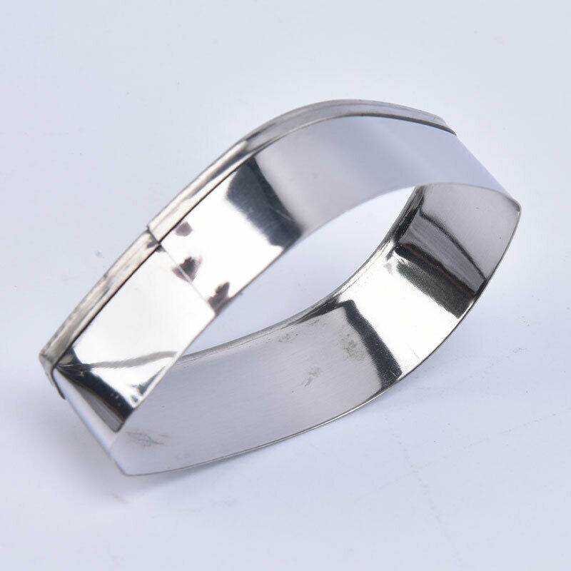 3pcs Gardenia Petal Shape Mold Mousse Ring Mold Stainless Steel Cake Cutt.l8