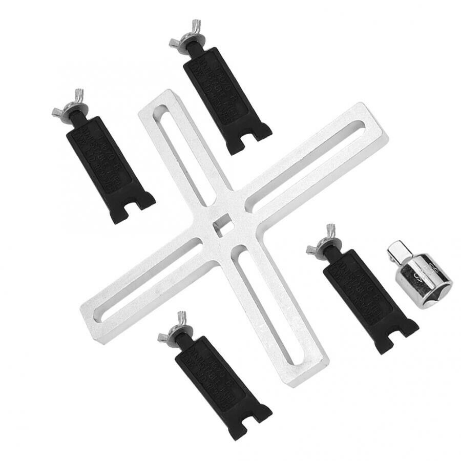4-jaw Car Wrench Hand Tool For Fuel Pump Lid Tank Cover Remover Spanner Adjust