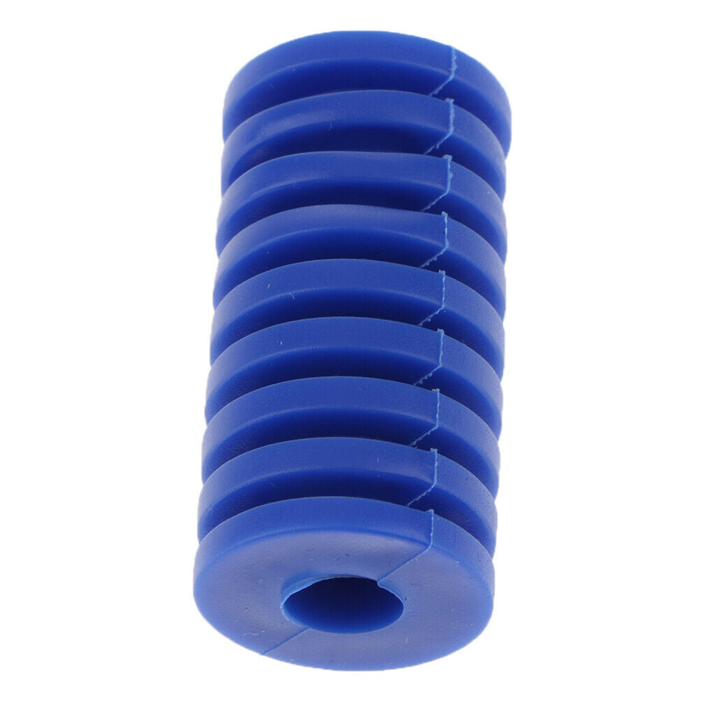 Blue+Red Motor Gear Shift Shifter Protective Sleeves & Front Footrest Pad
