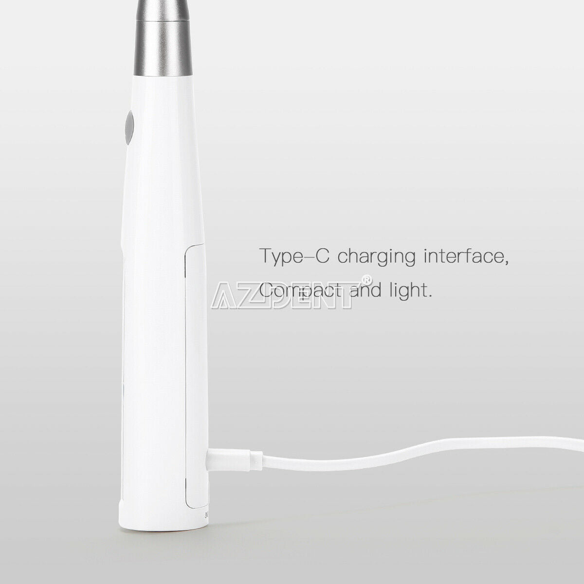 LED Dental Cordless Curing Light Lamp 1s Cure 800-1400mw/cm² Metal Head