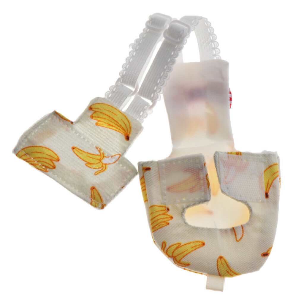 Parrot Diaper Reusable Bird Nappies Suit for Small to Large Birds Banana S