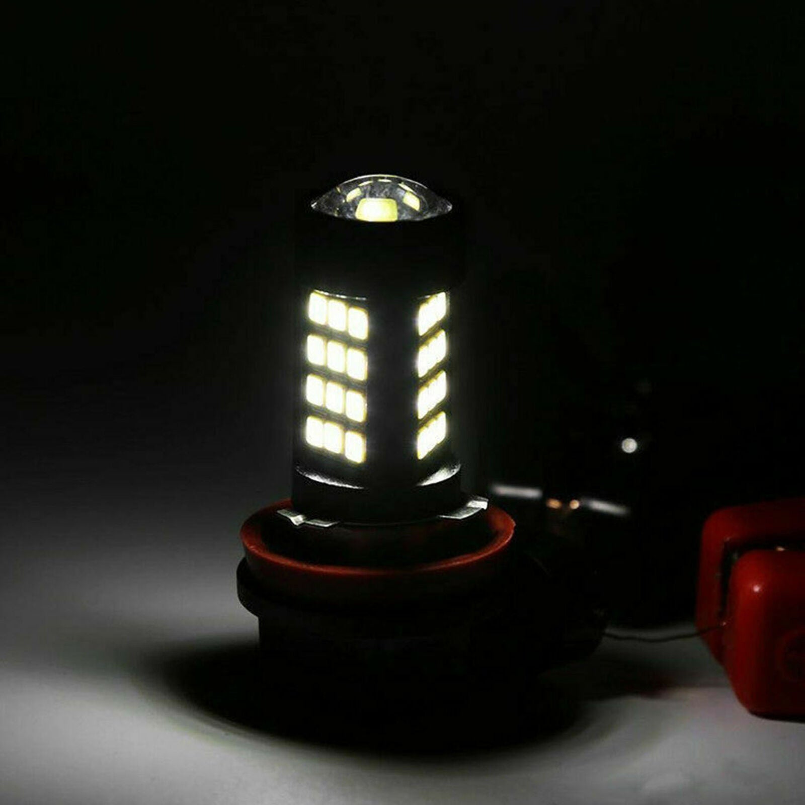 2x H11 42 SMD LED 2835 Canbus Error Free Fog Light Bulb New Aluminum 10W Lamp