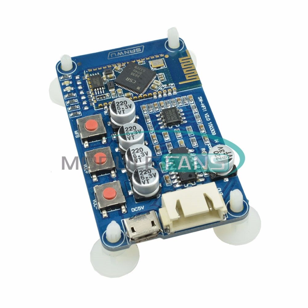 PAM8403 Bluetooth 4.0 Receiver Board Wireless Stereo Audio Amplifier USB CSR8635