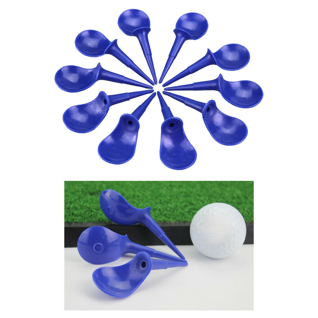 10x Durable Unbreakable Golf Tees Golfing Step Down Tees Driving Range