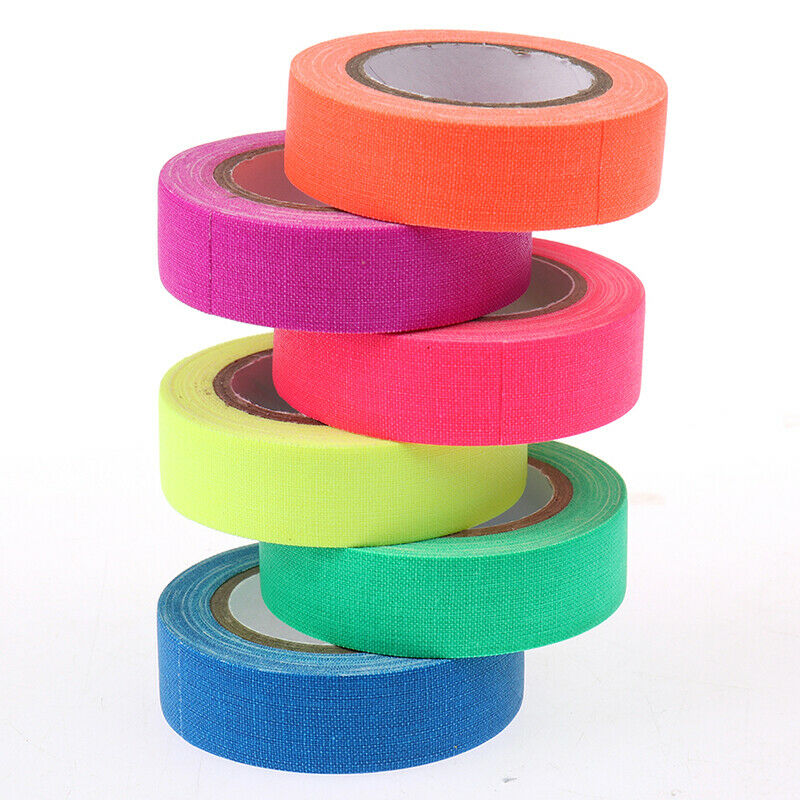 6Rolls UV Reactive Tape Blacklight Fluorescent Tape Glow in The Dark Neon GDD