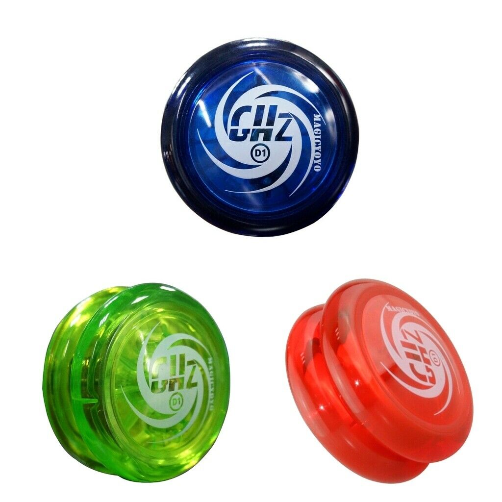 D1 Spin Ball Professional YoYo Size E Bearing with String Blue