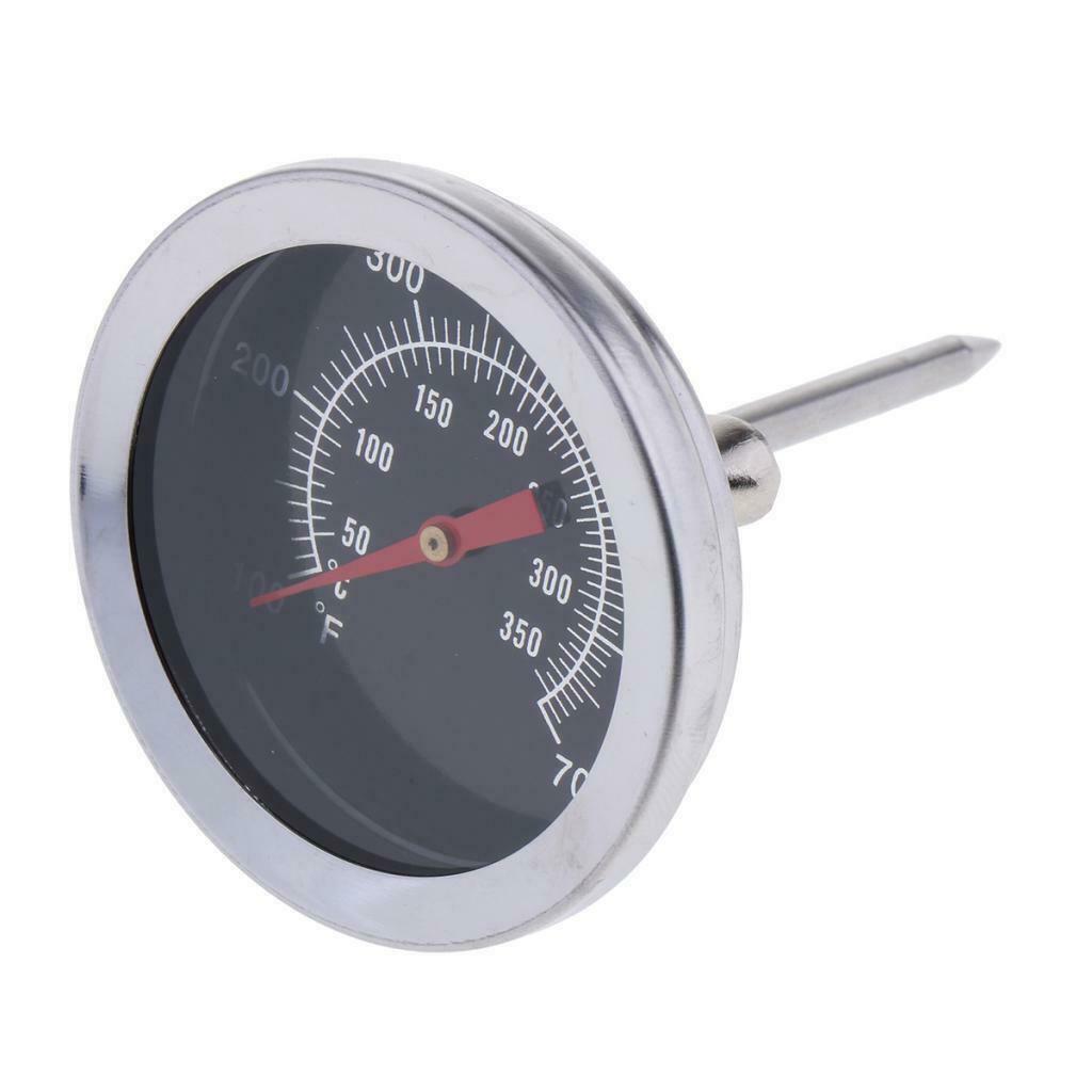 Stainless Steel Pit BBQ Smoker Grill Thermometer Temperature Gauge Tools 50-350â„ƒ