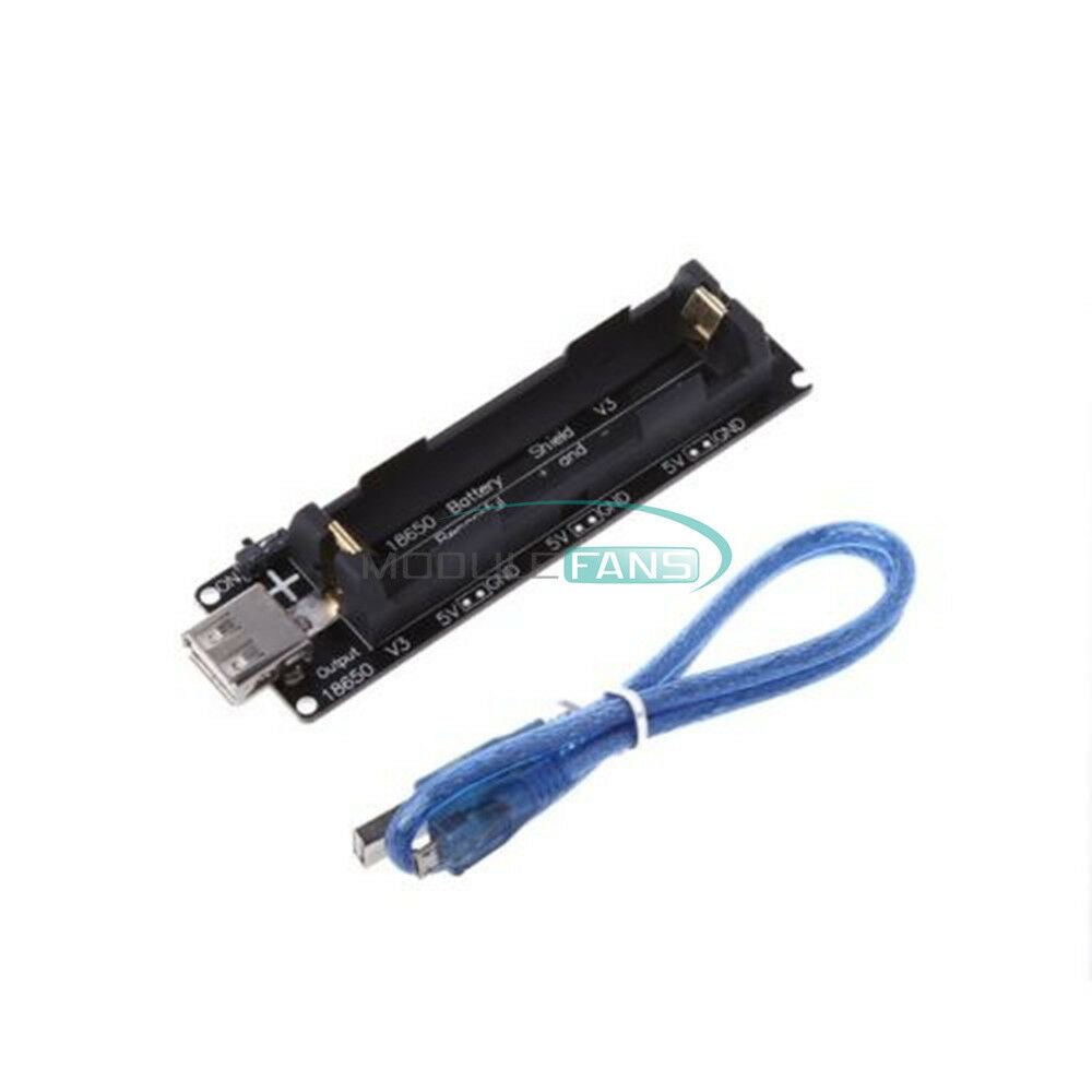Hot Raspberry Pi Wemos 18650 Battery Shield V3 ESP32 ESP8266 Cable For Arduino