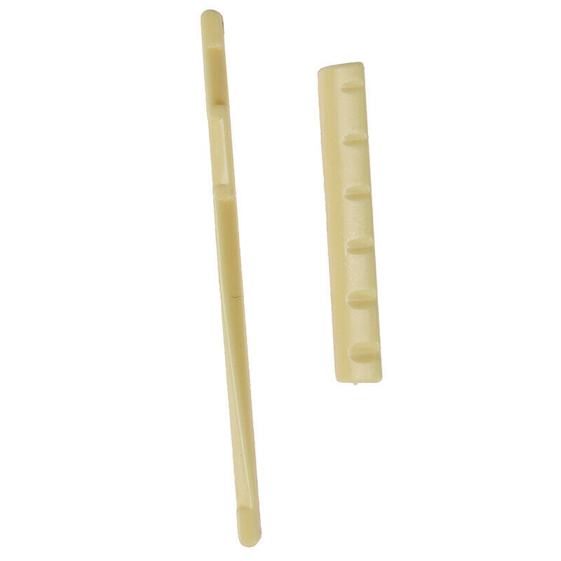 1set Portable 6-String Guitar Bridge Pins Saddle Nut Acoustic Guitar Acce.l8