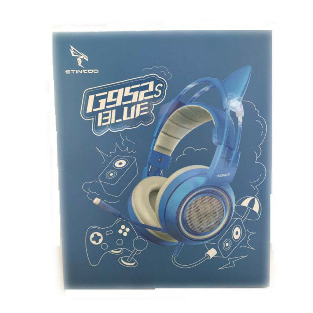 Kids Wired Headset Headband Ear-Cup with Mic Stereo Bass for Tablet MP3