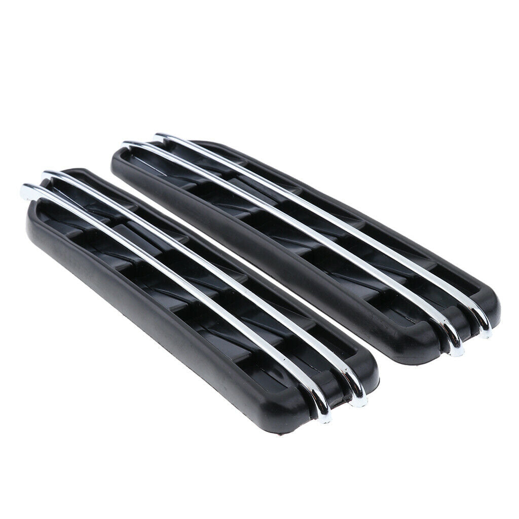 1 Pair Gloss Black Side Fender Air Flow Vents Grille Grill Set for BMW M3