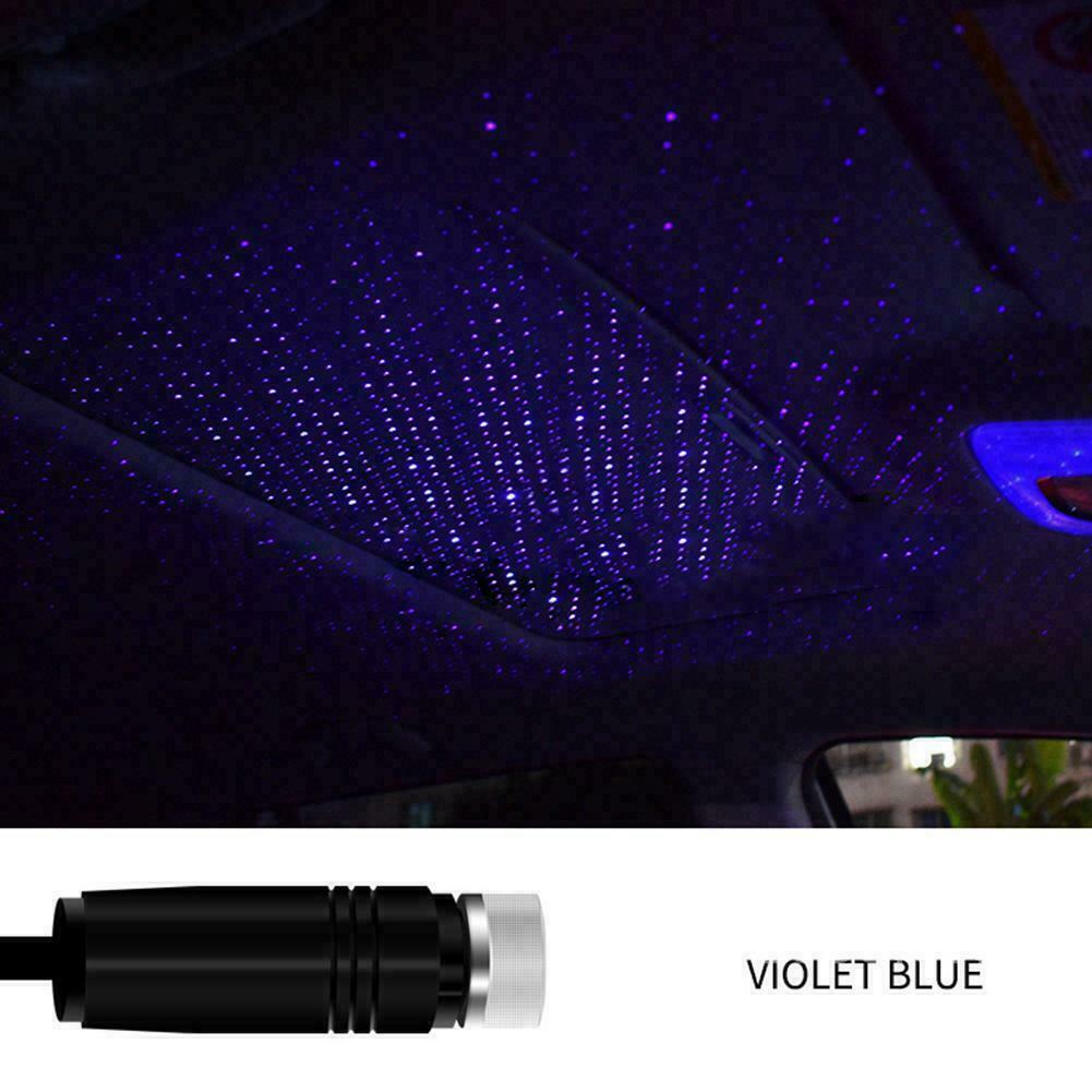 USB Voiture IntÃ©rieur Atmosphere Ã‰toilÃ©e Ciel Lampe Ambiant Star LÃ©ger LED L.