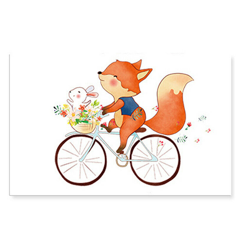 Cute cartoon animal wall stickers baby room kindergarten classroom decora.l8