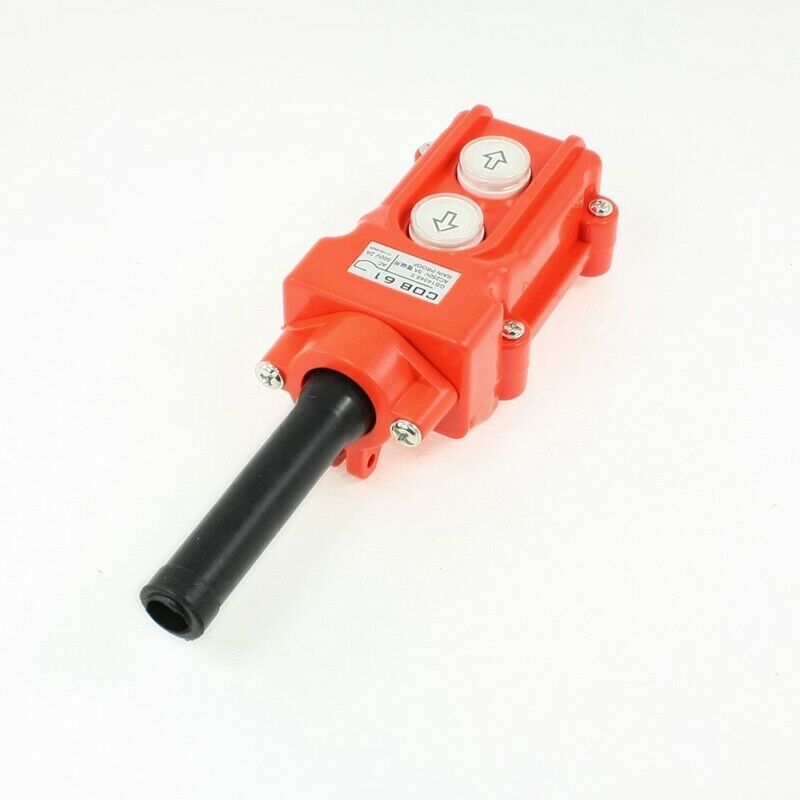 Water Proof Hoist Crane Pendant Up Down Station Pushbutton Switch W9V2V2