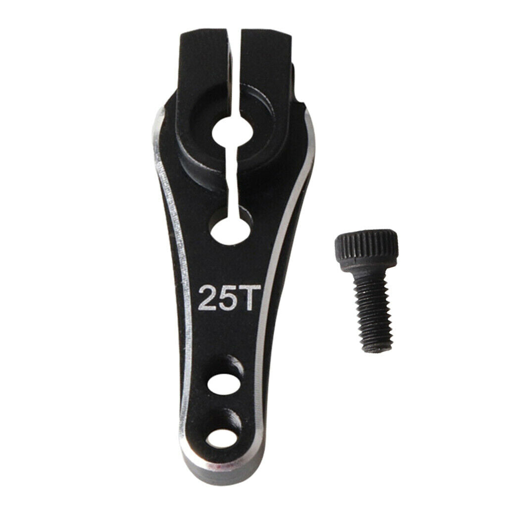 Upgrade Alloy 25T Steering Servo Arm Horn 2Pcs for s 4 1:10 RC Toys