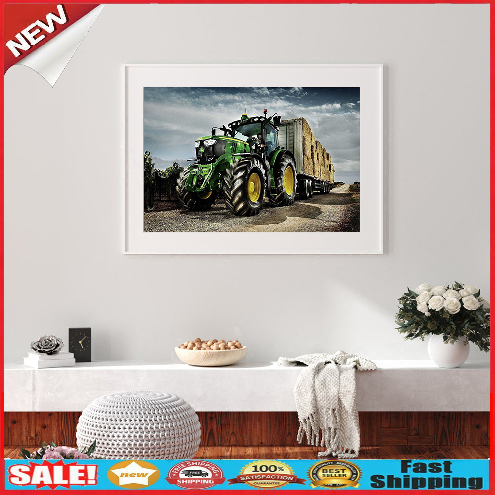 Engineering Vehicle 5D DIY Diamond Painting Embroidery Cross Stitch Mosaic @