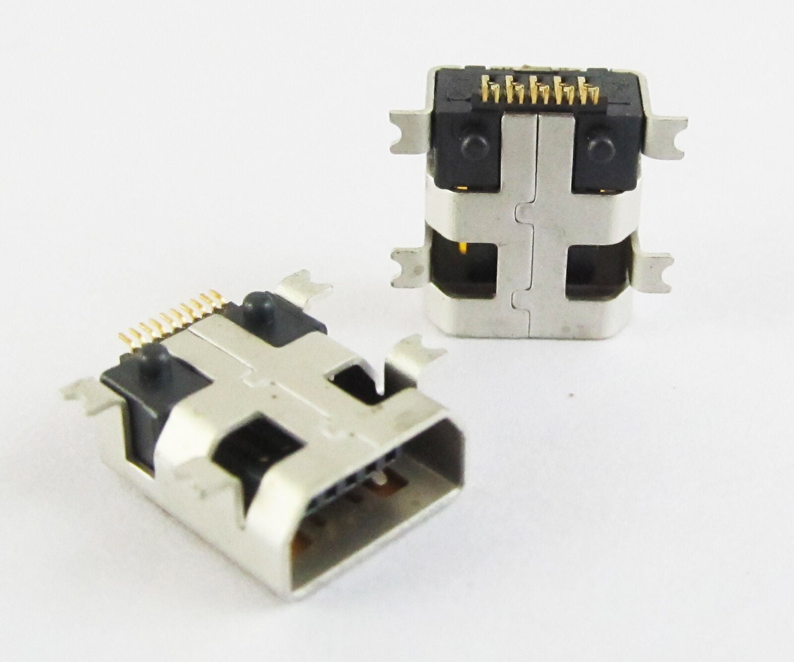 100Pcs Mini USB Jack Female Socket Connector 10 Pin SMT