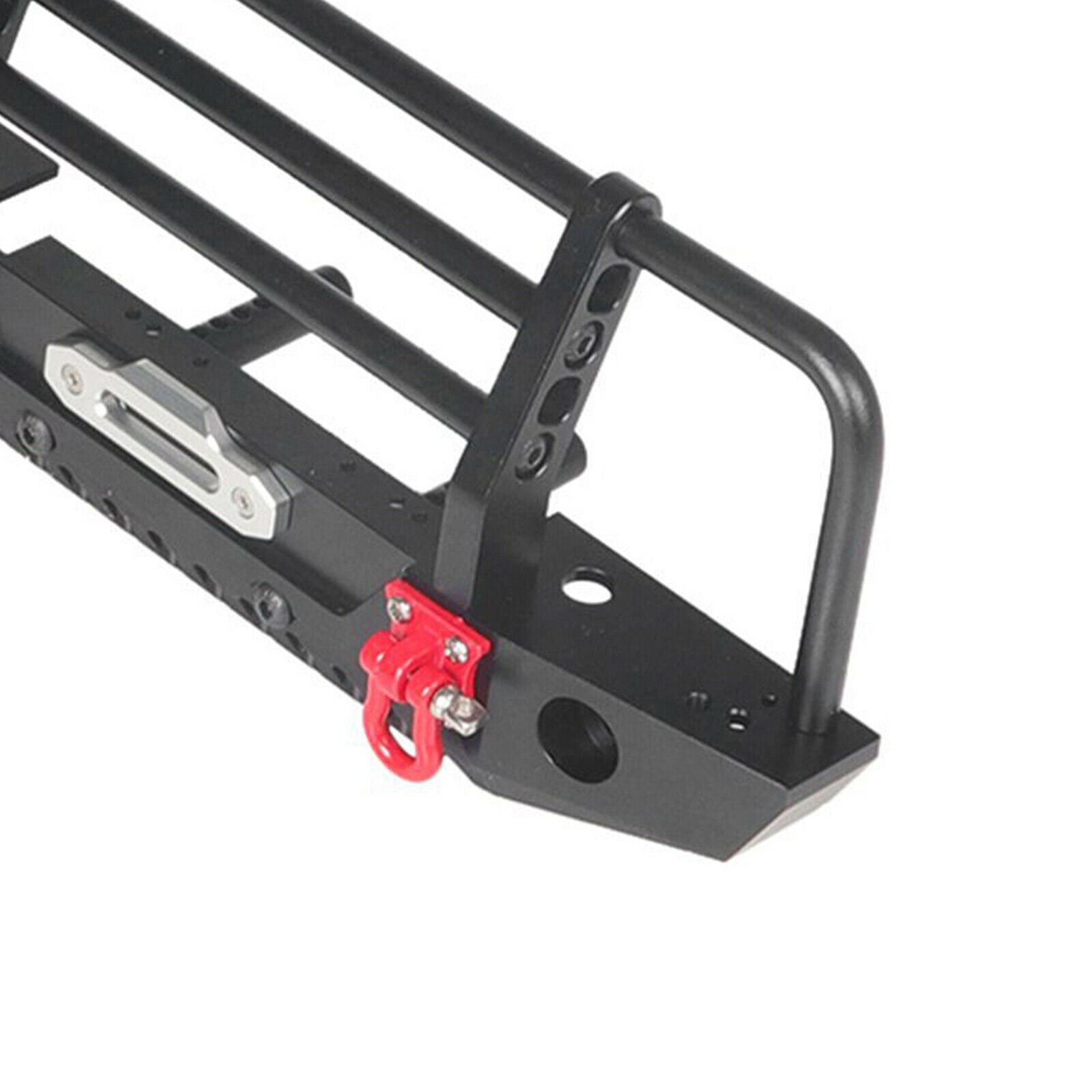 1: 10 RC Crawler Metal Front Bumper for SCX10II 90046 Accessory Parts Black