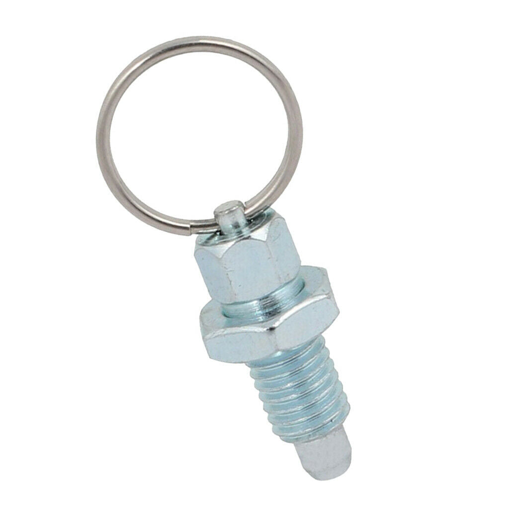 Durable M8/M10/M12/M16 Index Plunger With Ring Pull Spring Loaded Lock Pin Steel