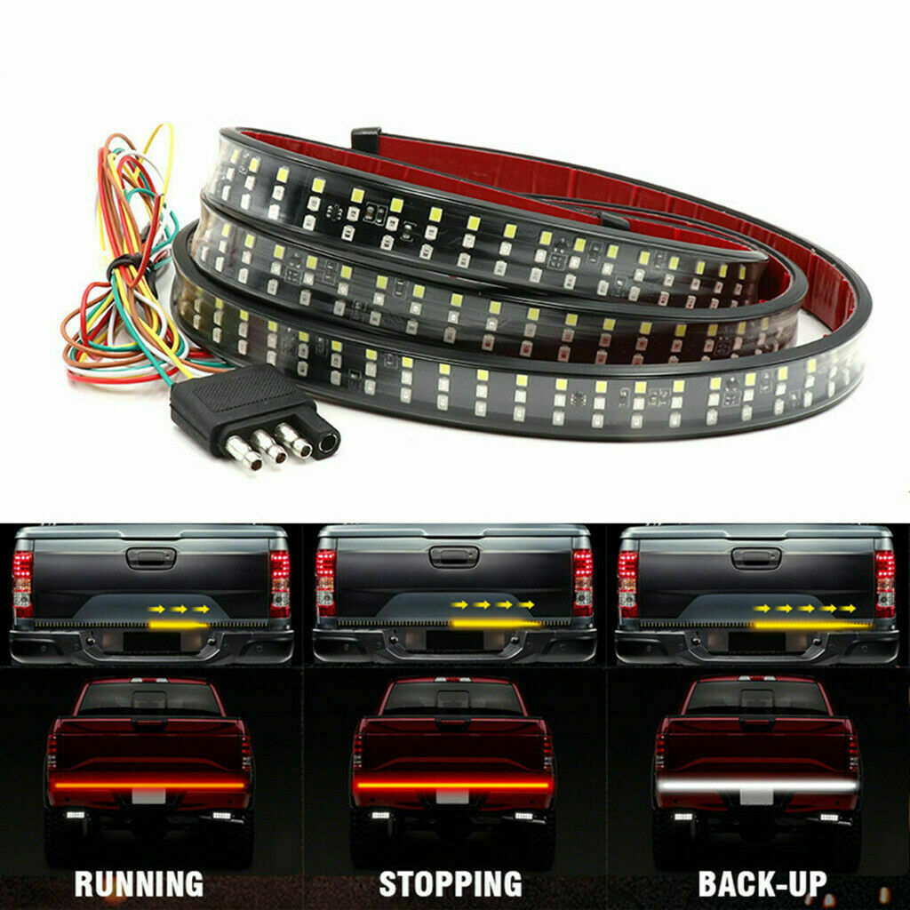 48"Truck Tailgate LED Light Bar Brake Reverse Turn Signal Stop Tail Strip 2021