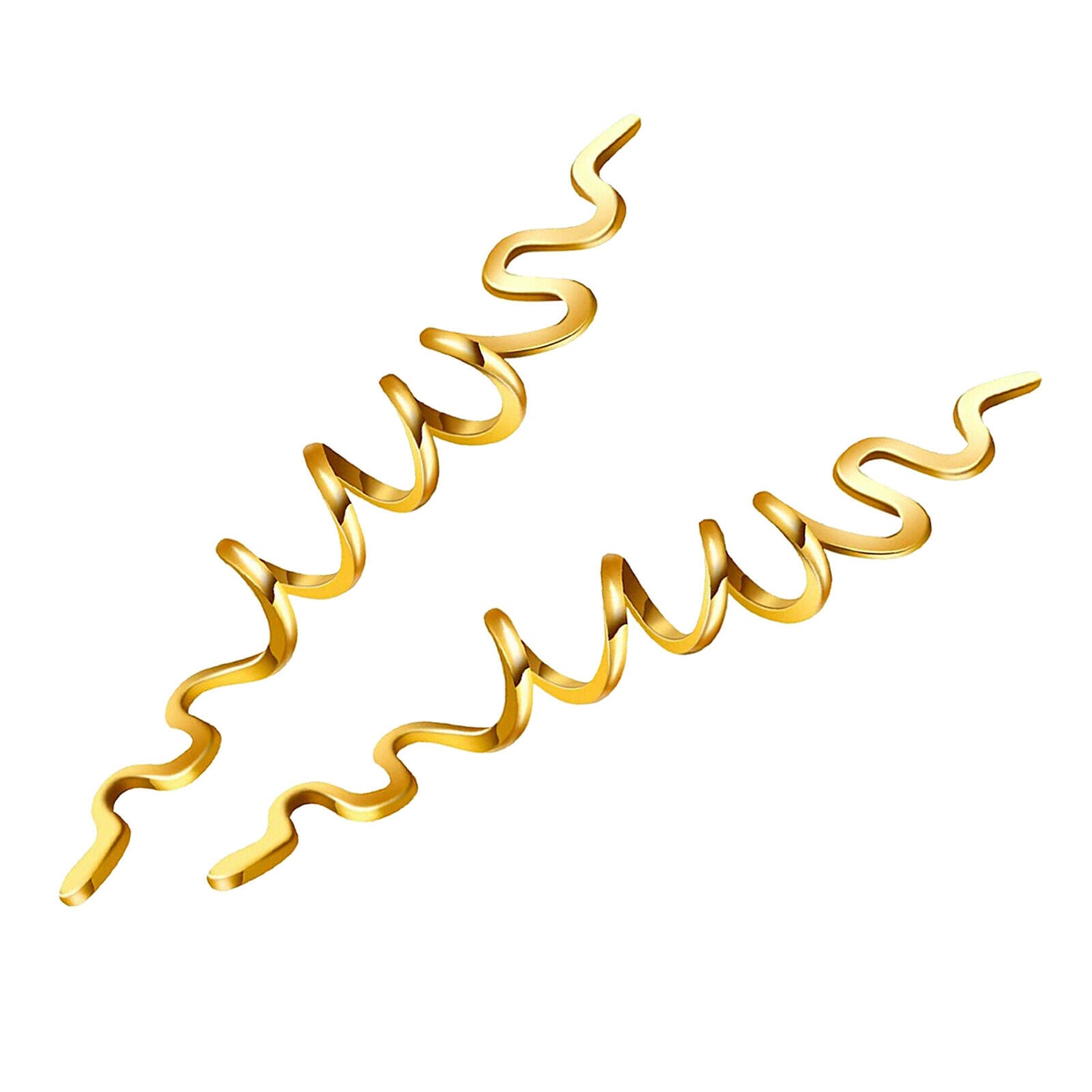 Vikings Spiral hair Beads Metal Beads hair Pendants Large 5pcs Golden