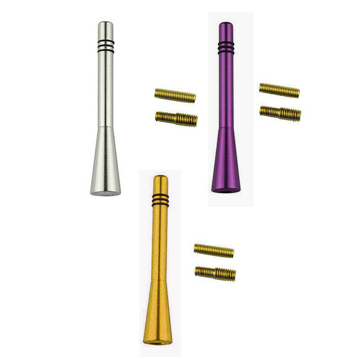 1pc Universal Car Short Stubby Antenna Aerial AM/FM Radio Mast Auto Accessories