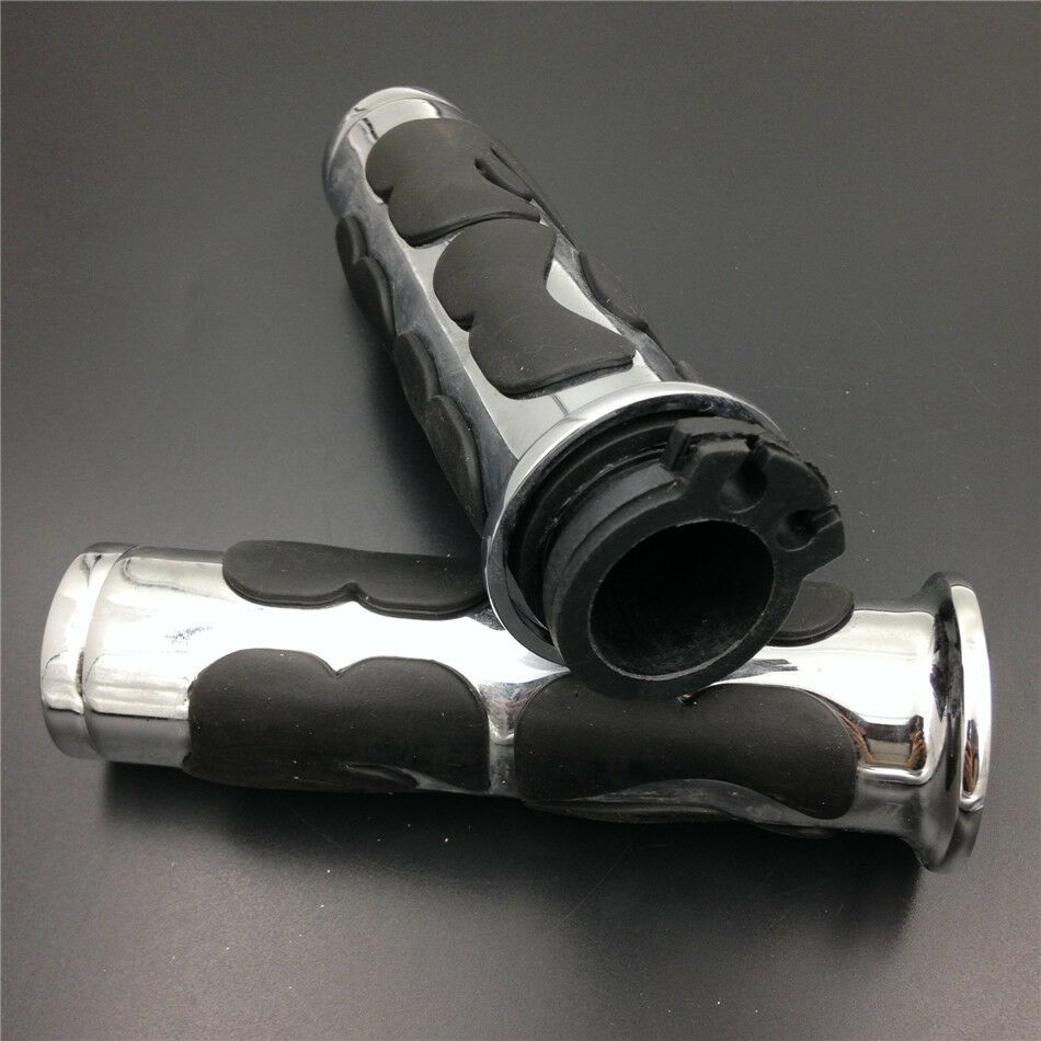 Motorcycle Custom Hand Grips 1" Handlebar fit for Harly XL Sportster 1200 CHROM