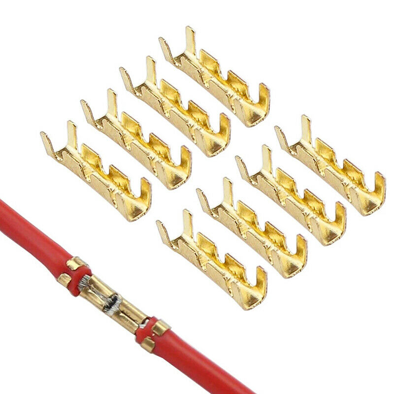 100PCs 453 U-shaped Cold Terminal Tab Cold Inserts Connectors Small Teeth Fa DF