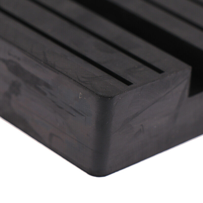 Car Lift Jack Stand Rubber Pads Square Universal Slotted Frame Rail Jack Gu_ Rf