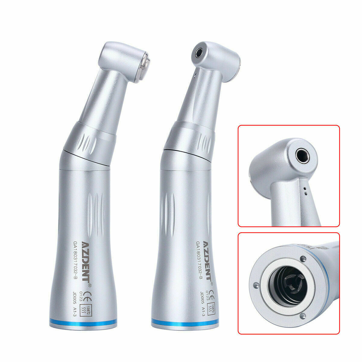 2 X NSK Style Dental Low Speed Contra Angle Handpiece Internal Water Course Push