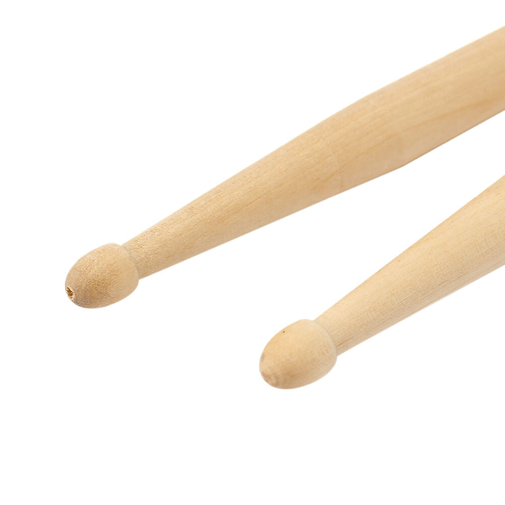 1 Pair 7A Practical Maple Wood Drum Sticks Drumsticks Music Bands AccessoriesBDA