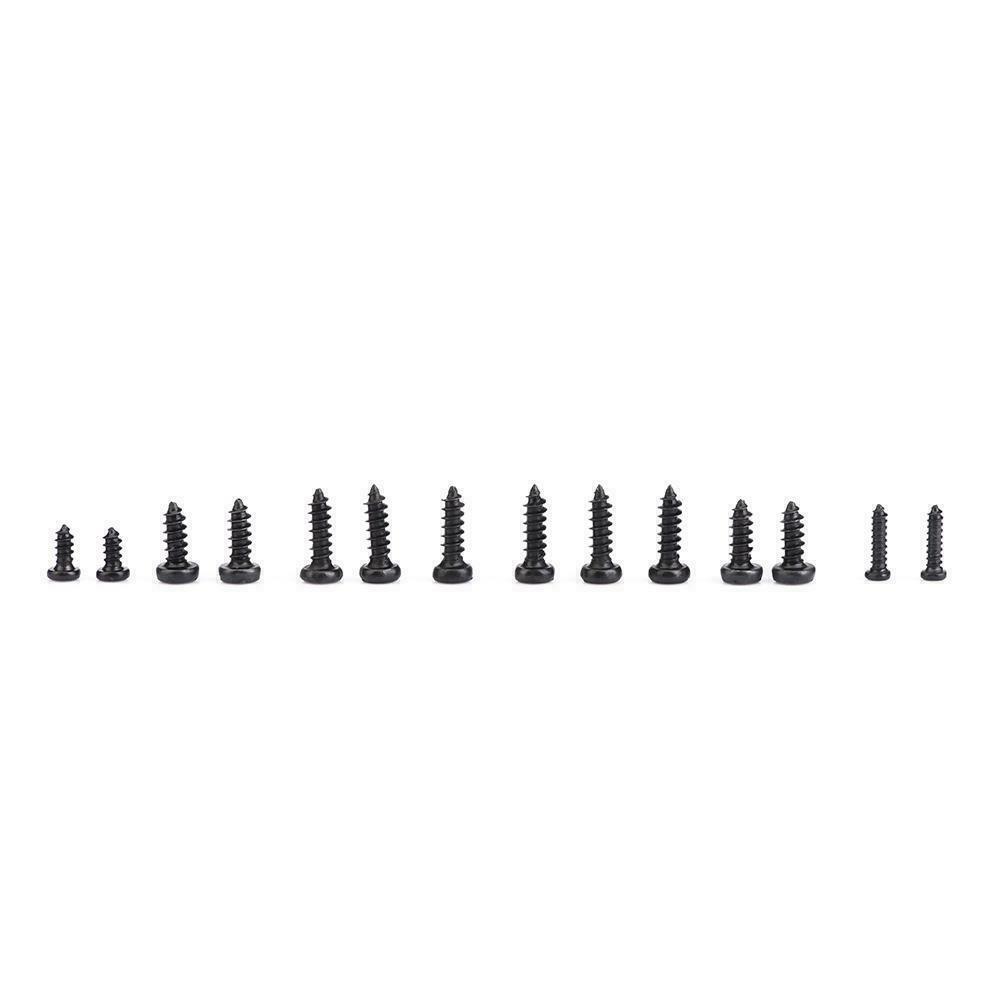 M1 M1.2 M1.4 M1.7 Black Phillips Cross Pan Head Small Self Tapping Screws 1000pc