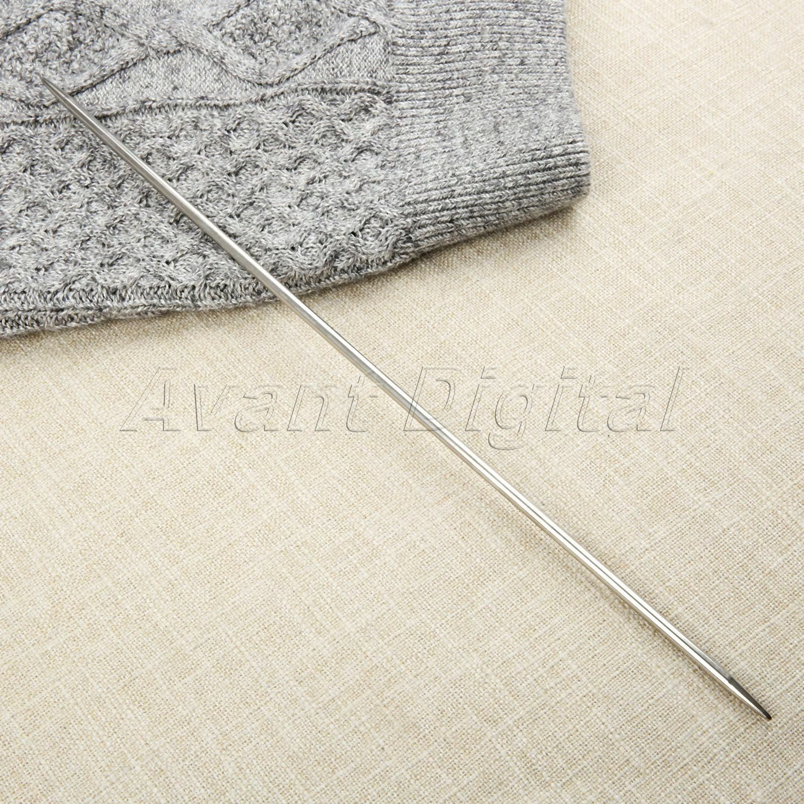 36cm 44 Sizes Stainless Steel Double Pointed Weaving Needles Knitting Needles