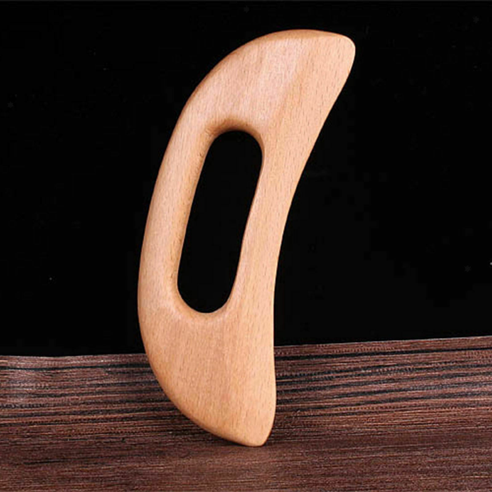 2pcs Wood Gua sha Massage Tool Massager for Release Pain Myofascial Release