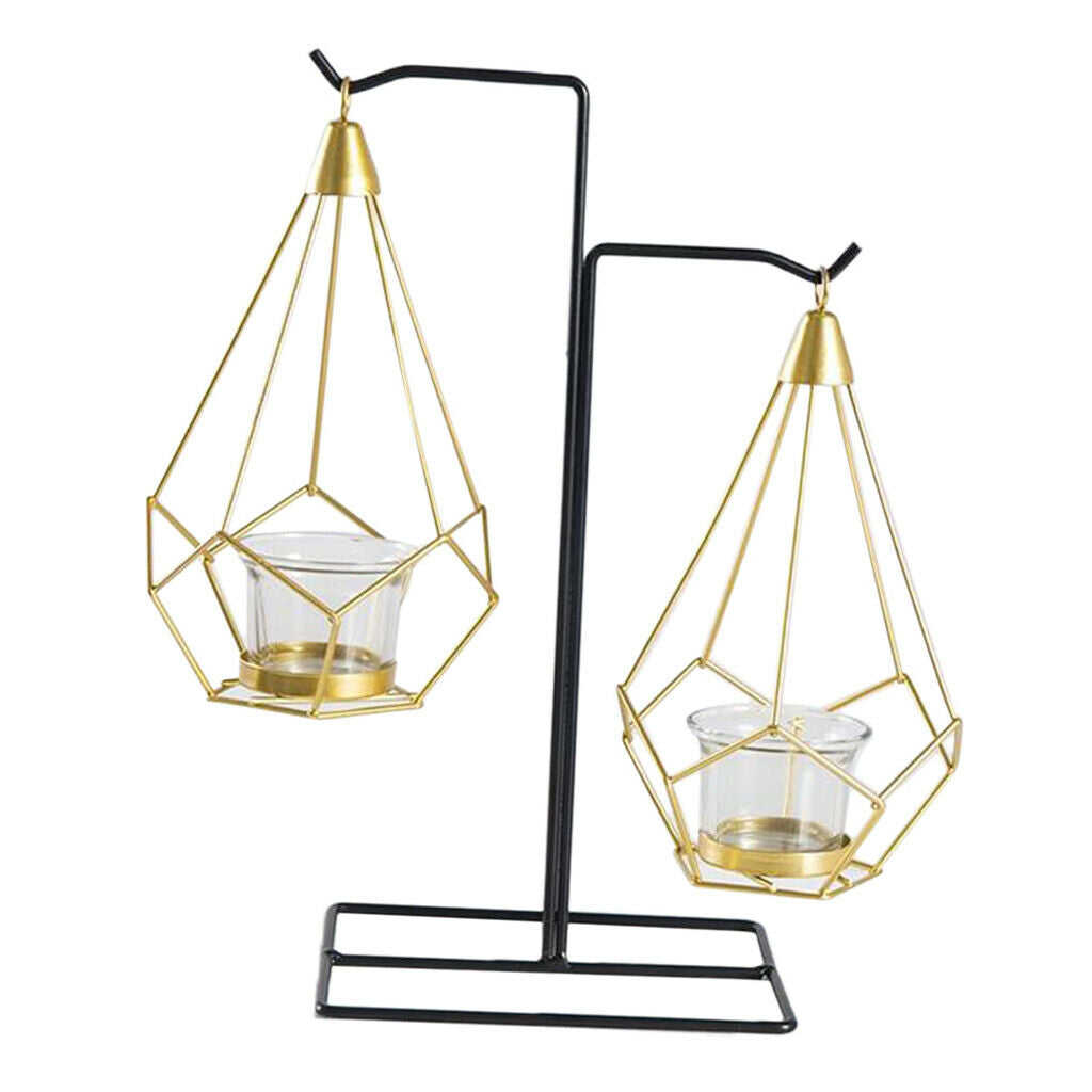 Metal Candle Holders Christmas Rack Candle Stick Wedding Table Centerpiece B