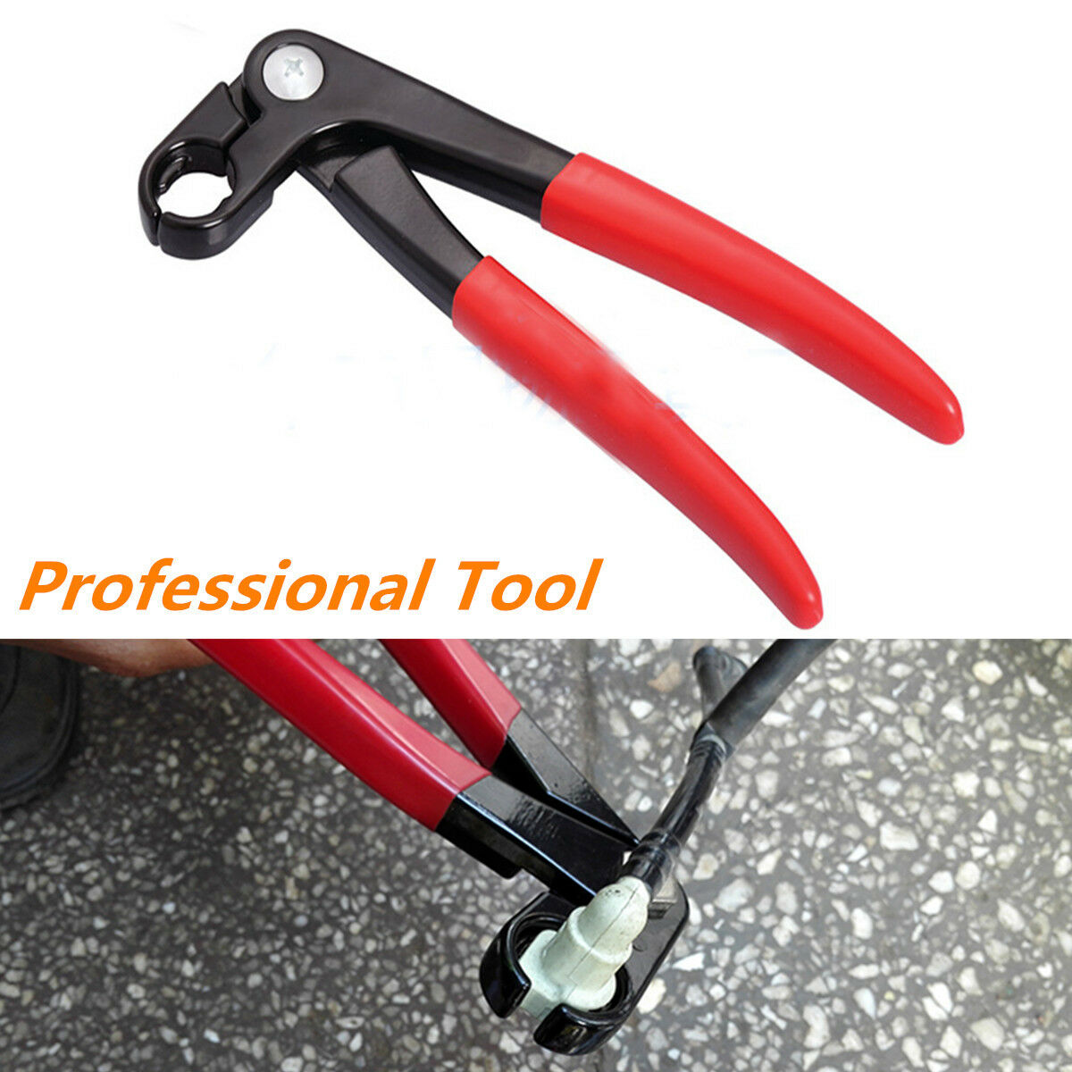1x Auto Car Fuel Feed Pipe Plier Grips In Line Tubing Filter Service Tool 220mm