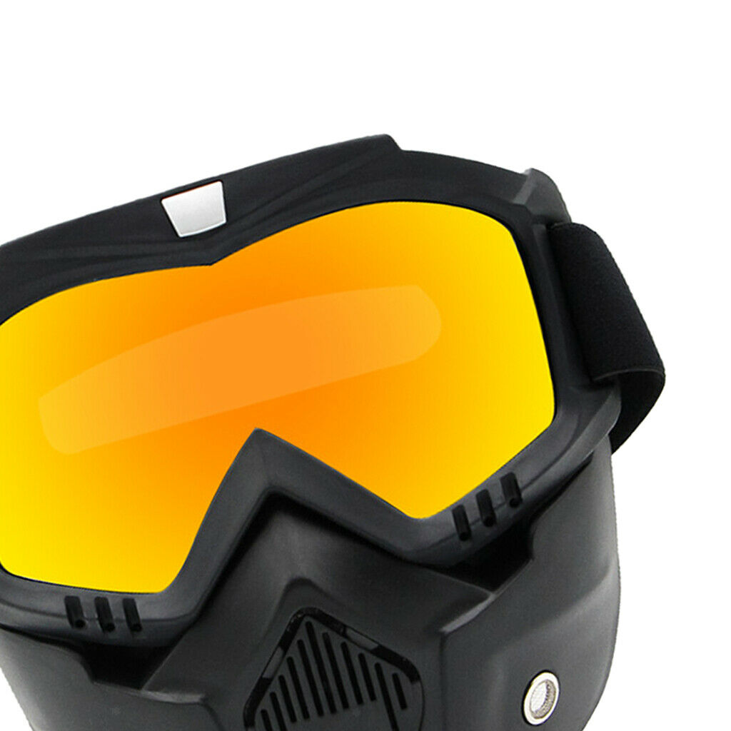 2PCS Black Motorcycle Goggles Protection Sunglasses Cycling Accessories