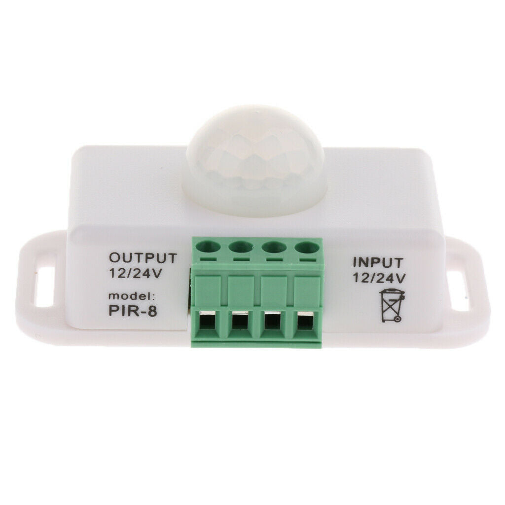 DC 12V 24V PIR Motion Sensor Switch for LED Light Lamps, LED Strip Lights