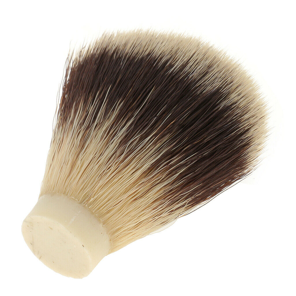 4pcs Soft Shaving Brush Head Knots for DIY Beard Shaver Hair Brush Handle