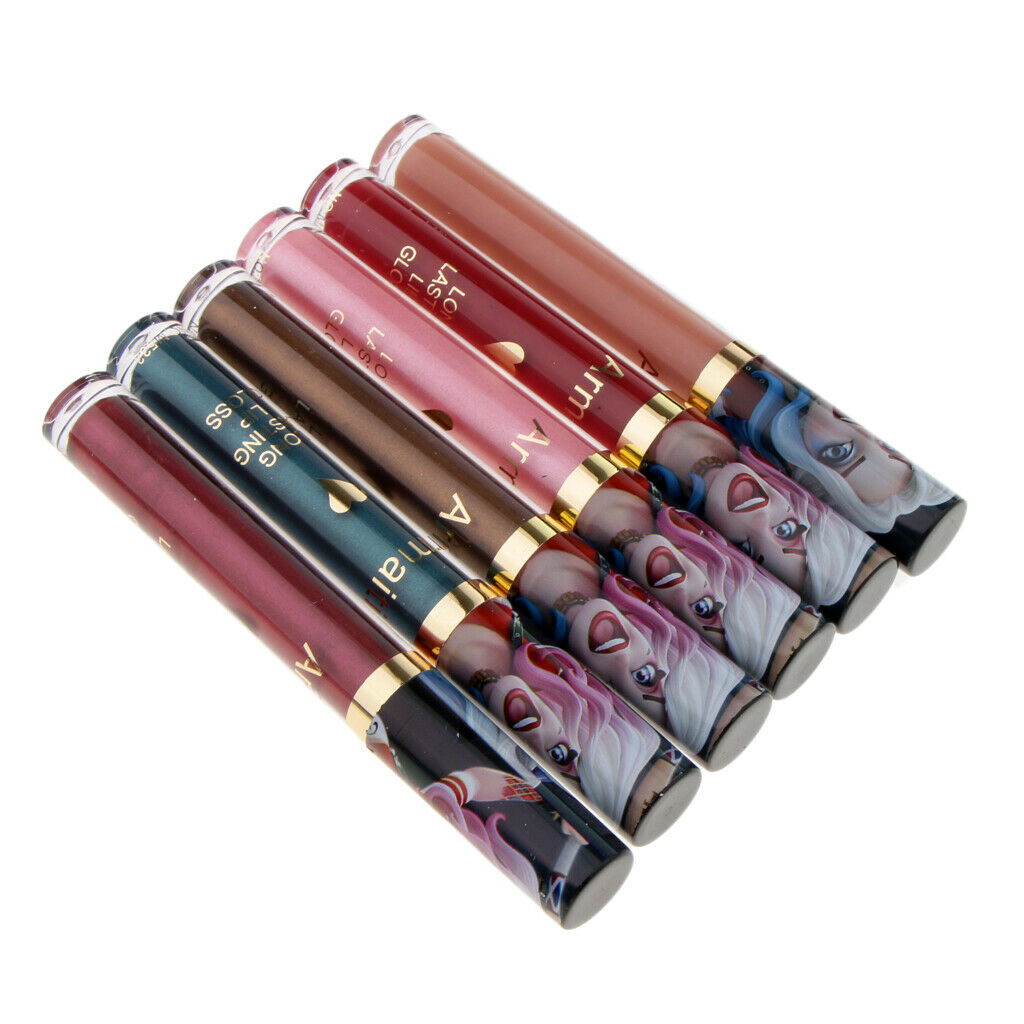 6x Lasting Make Up Lip Stick Liquid Metallic Matte Lip Gloss Lipstick Color7-12