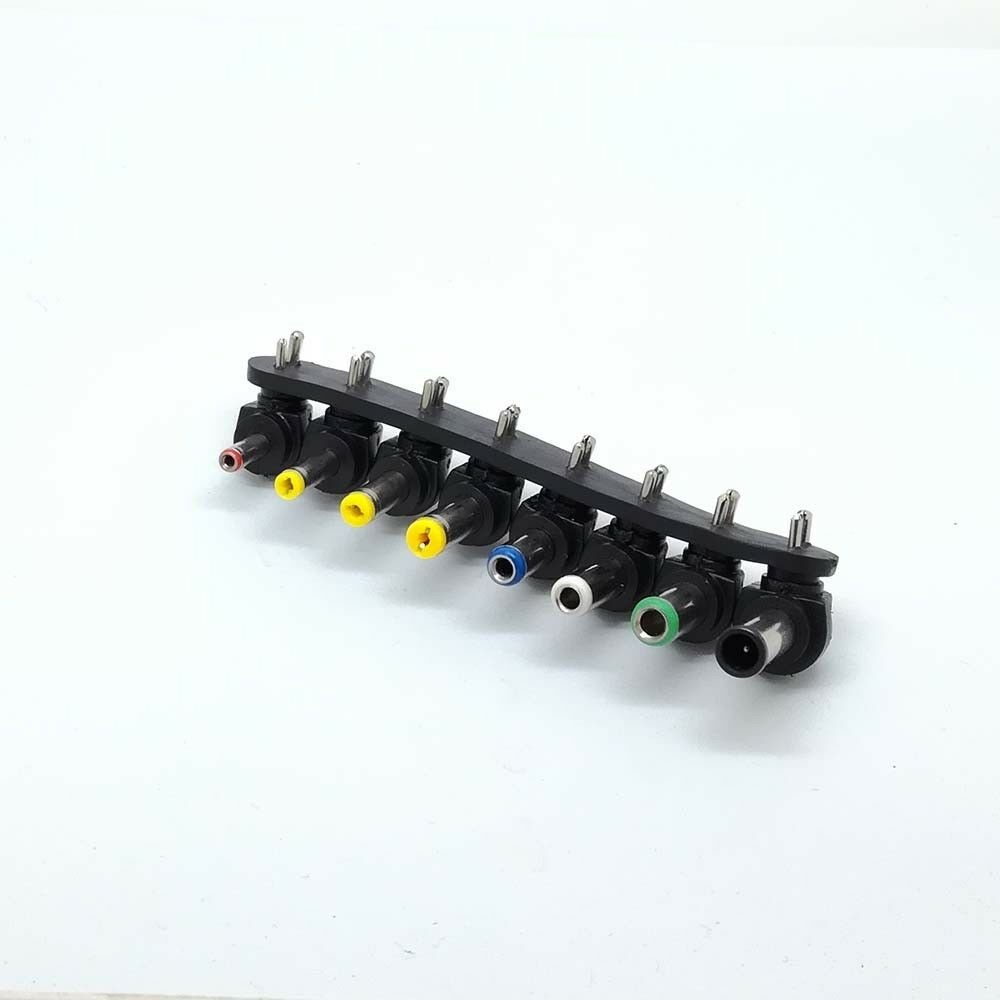 8Pcs Universal 2Pin Plug Charger Tip AC/DC Power Adapter for Notebook Laptop New