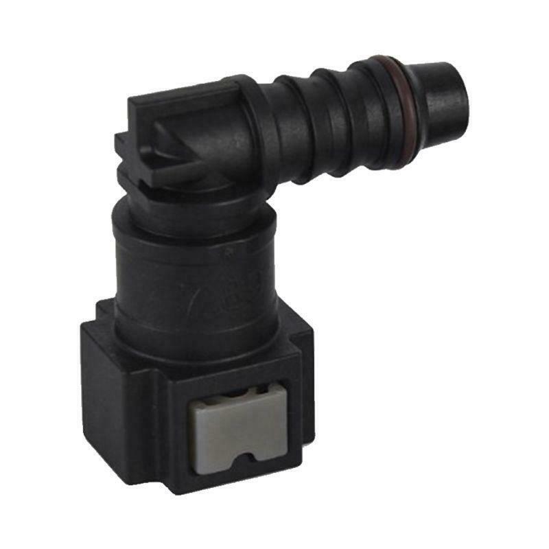 Motorcycle Hose Coupler ID6 Female 7.89mm Elbow Fuel Line Quick Connector