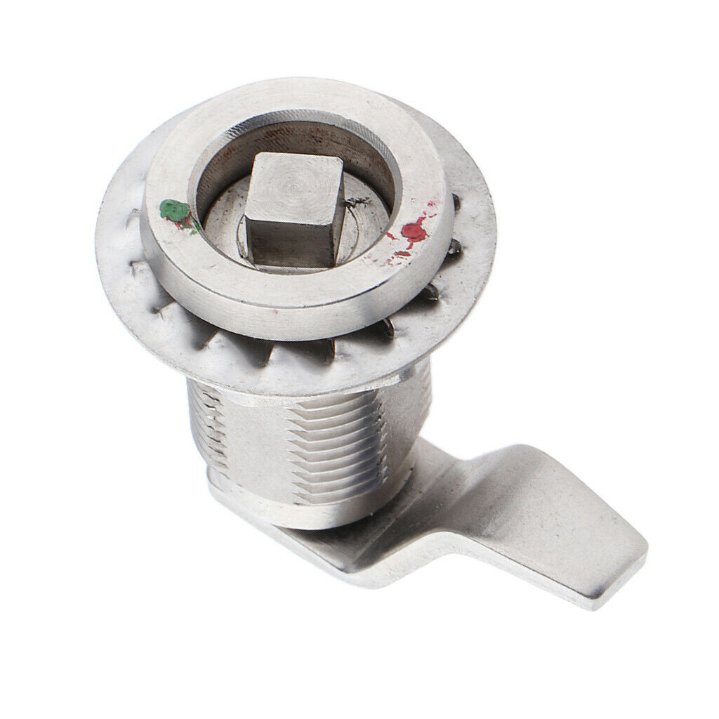 Cabinet door metal security cladding Cam Lock with square key