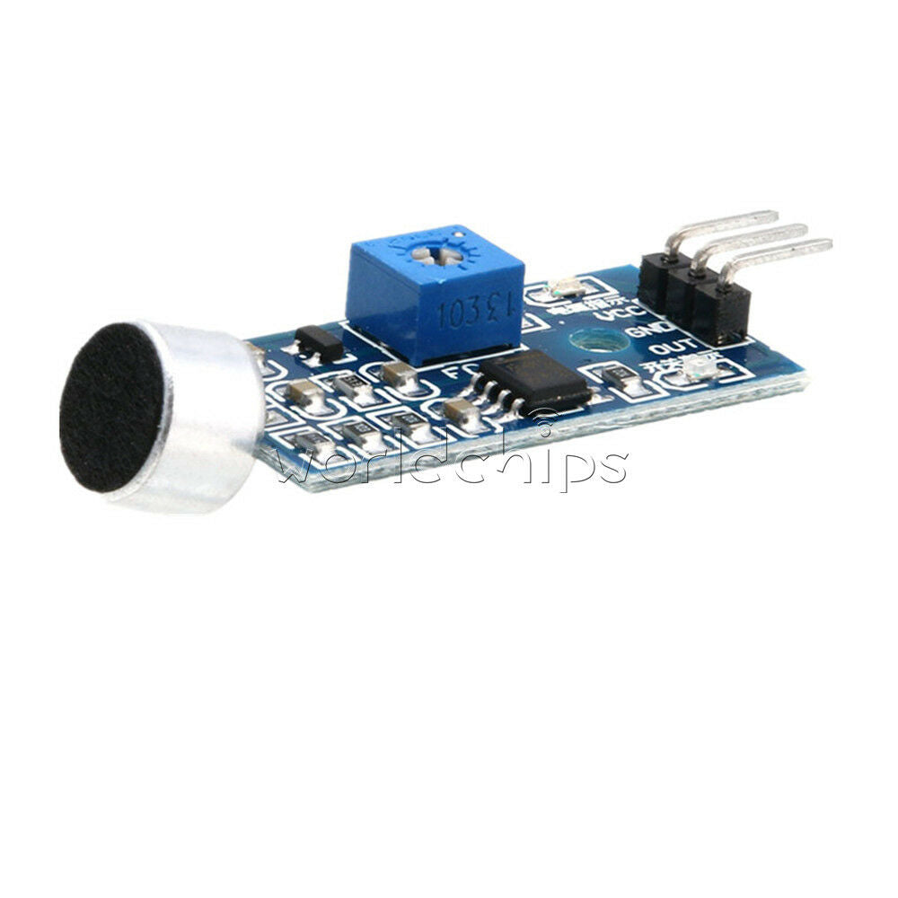 2pcs Microphone Sound Voice Sensor Sensitivity Module for Arduino Smart Car