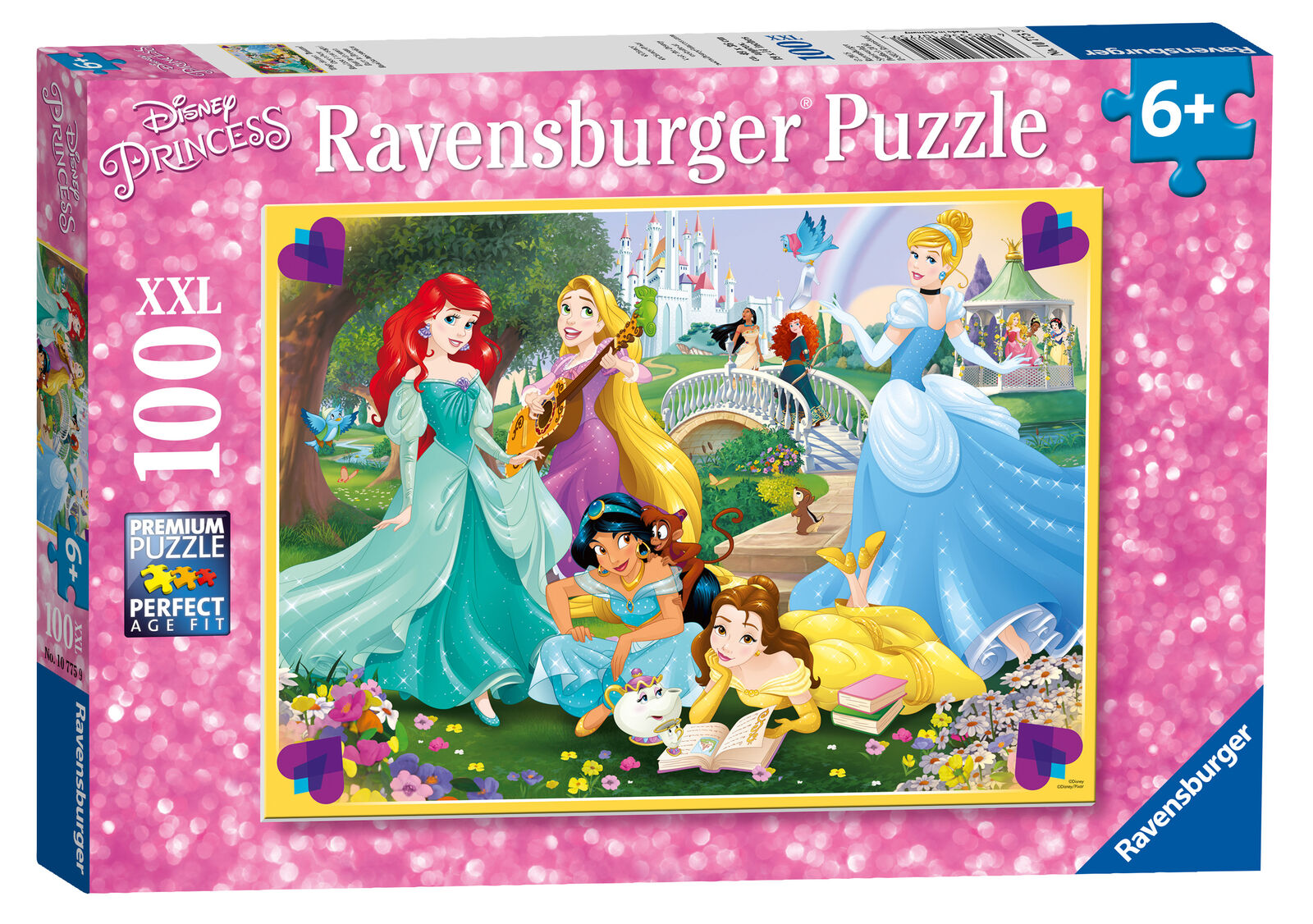 10775 Ravensburger Disney Princess Collection Jigsaw Puzzle XXL 100 Pcs Age 6+