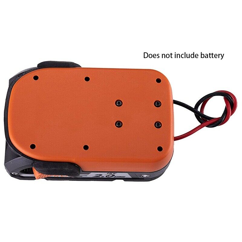 For Ridgid AEG 18V Li-ion Dock Connector 12 Gauge RobotPower Battery Adapter