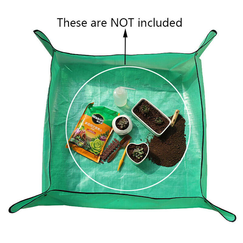 Waterproof Anti Dirty Thicken Basin Cushion Mix Soil Flower Land Mat Gard.l8