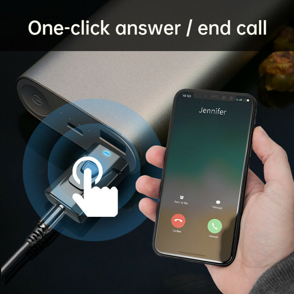 4IN1 Bluetooth 5.0 Transmitter Receiver Wireless Audio 3.5mm USB Aux Adapter USA