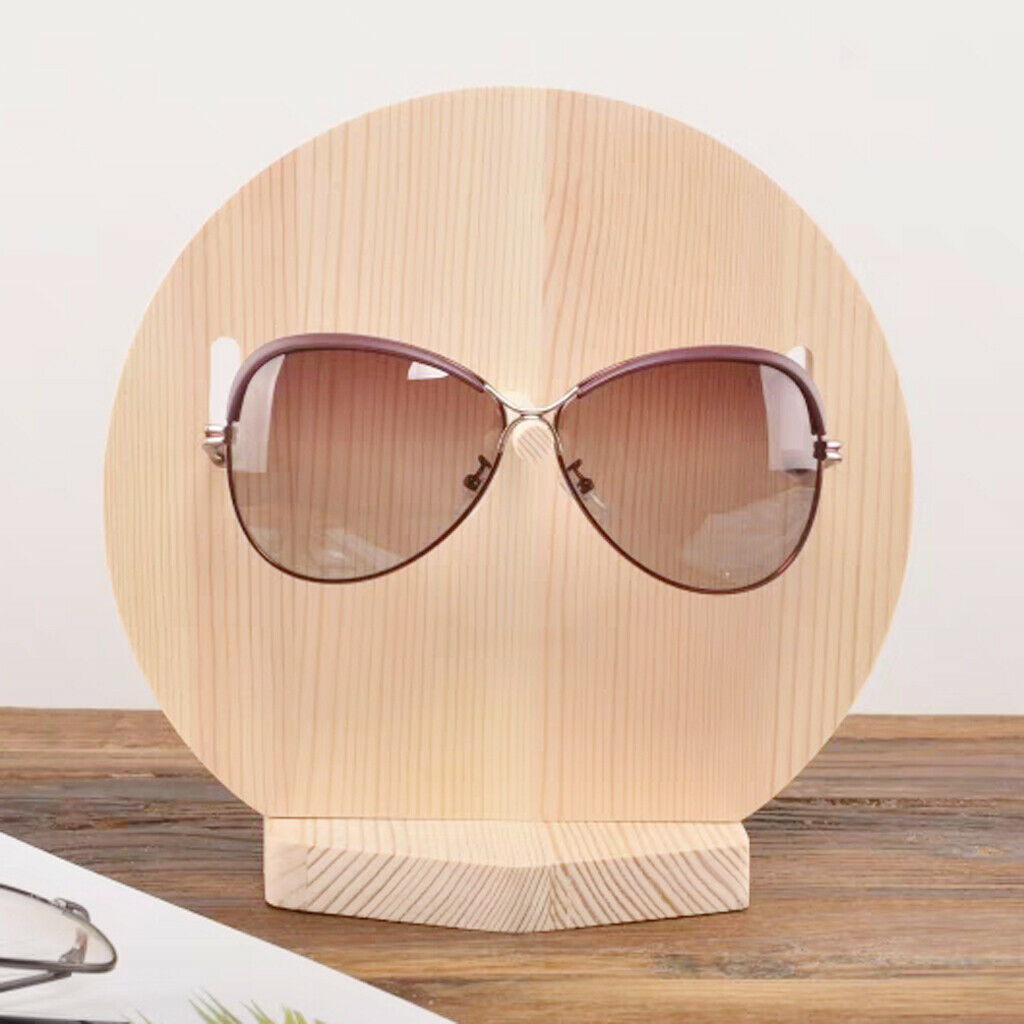 Wooden Sunglasses Eye Glasses Display Rack Stand Holder Organizer for 1 Pair